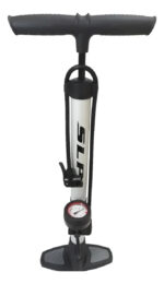 Inflador De Pie De Bicicleta Aluminio Con Manometro 160 Psi