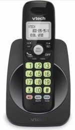 Telefono Inalambrico Con Identificador Y Agenda Negro