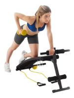 Banco Abdominales Plegable Bodytone Athletic Works Extensores Pesas Mtdp-6456 - Imagen 6