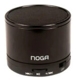 Parlante Bluetooth Noganet Ngs-025 3w Portátil Con Micrófono Y Usb Negro