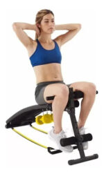 Banco Abdominales Plegable Bodytone Athletic Works Extensores Pesas Mtdp-6456 - Imagen 5