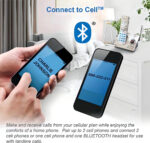 Teléfono Inalámbrico Triple At&t Dl72319 Bluetooth Con Contestador Blanco - Imagen 5