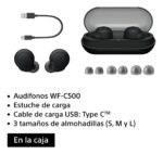 Auriculares In-ear Inalambricos Sony Wf-c500 Color Negro - Imagen 7