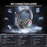 Auricular Inalambrico Mic Para Ps3 Ps4 Xbox360 Pc Premium - Imagen 4