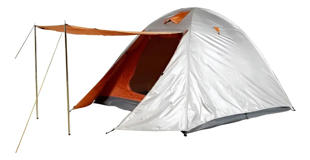D_NQ_NP_661111-MLA93867878932_102025-F.jpg Carpa Iglú Klimber 5 Personas Reforzada Gris Doble Techo Toldo Camping - Imagen 1