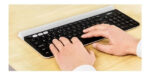 Teclado Logitech Qwerty Español De Latinoamérica Color Negro Y Blanco Negro/blanco - Imagen 9