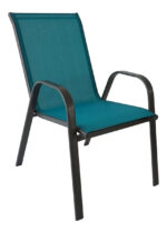 Silla Reposera De Jardin Exterior Aluminio Apilable En Ramos - Imagen 16