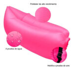Sillon Puff Inflable Playa Pileta Camping + Bolso + Colores - Imagen 3
