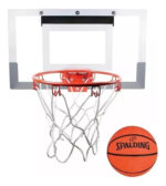 Aro Tablero A Escala Spalding Nba Oficial Basket + Pelota