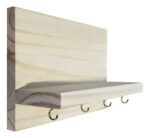 Estante Porta 4 Llaves Madera Moderno Diseño Calidad - Imagen 2