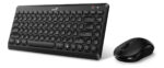 Kit De Mini Teclado Y Mouse Compacto Inalambrico Genius - Imagen 2