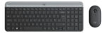 Teclado Logitech + Mouse Mk470 Wirelees Slim Usb Color Del Teclado Negro