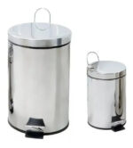 Cestos Tachos De Basura Residuo Acero Inoxidable 12 Y 3 Litros - Imagen 2