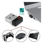 Logitech, Receptor Usb Unifying Para Mouse Y Teclado Negro - Imagen 7