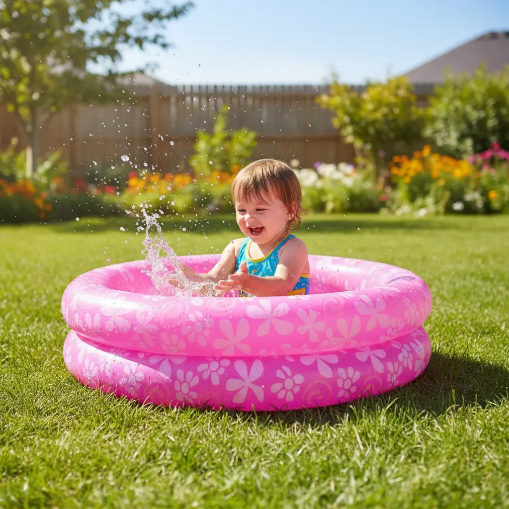D_NQ_NP_691630-MLA104878306104_012026-F.jpg Pileta Inflable Lona Vinilo Barbie Infantil Último Modelo - Imagen 1