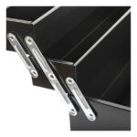Caja De Herramientas Ubermann Negra 46.5x21.1x23.5cm 5 Compartimentos Negro - Imagen 6