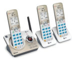 Teléfono Inalámbrico Triple At&t Dl72319 Bluetooth Con Contestador Blanco