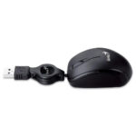 Mini Mouse Genius Micro Traveler V2 Cable Retractil Notebook Color Negro - Imagen 2
