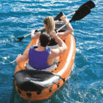 Kayak Bote Inflable 2 Personas Bestway Calidad 160kg + Remos - Imagen 9