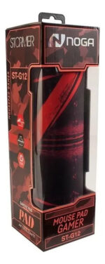 Mouse Pad Gamer Noga Stormer St-g12 De Goma 28cm X 75cm X 3mm Rojo/negro - Imagen 7