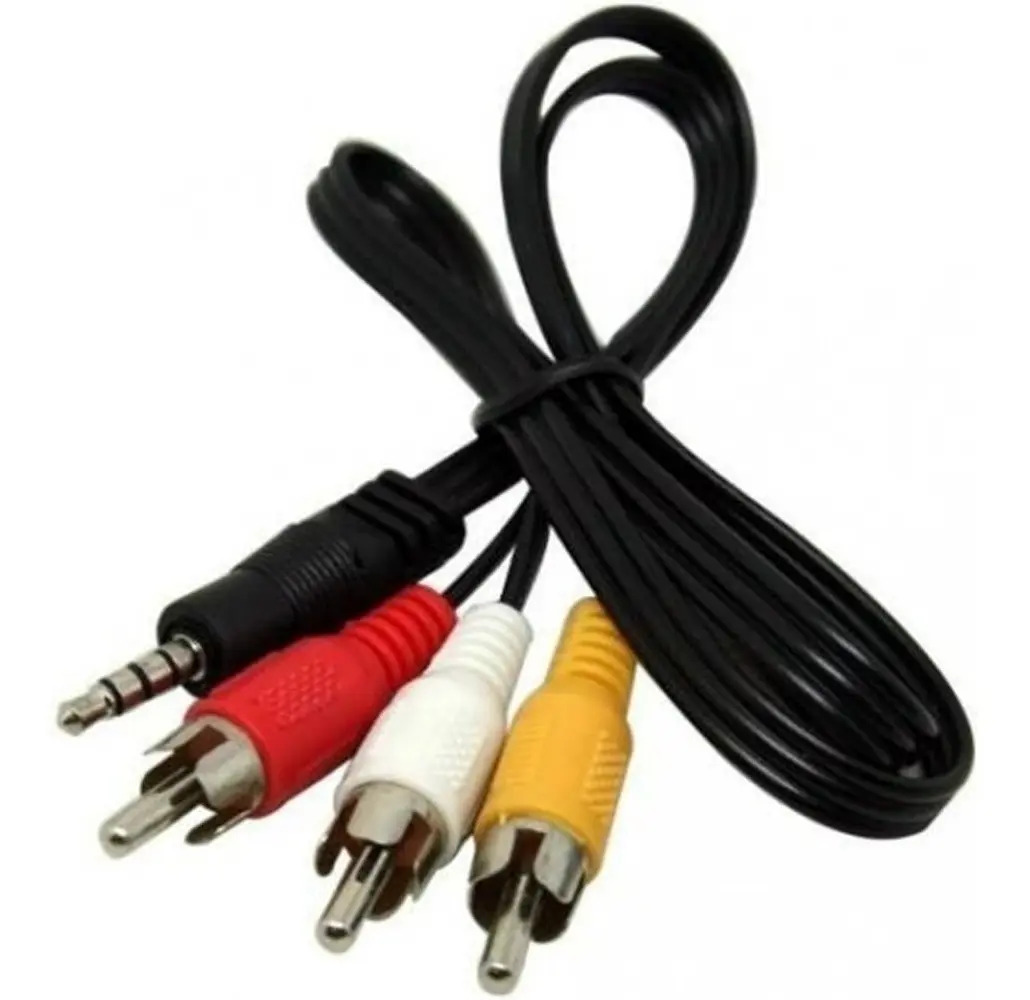 D_NQ_NP_711937-MLA31057736547_062019-F.jpg Cable De Audio Video 3 Rca Macho A Mini Plug 3,5mm Calidad - Imagen 1