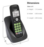 Telefono Inalambrico Con Identificador Y Agenda Negro - Imagen 3