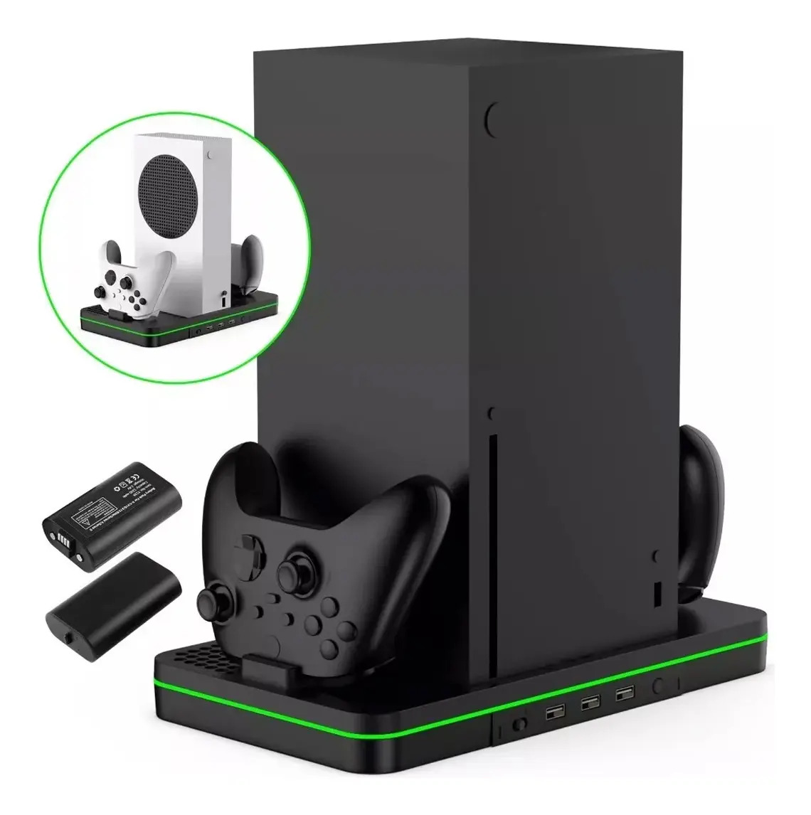 D_NQ_NP_721644-MLA78316182169_082024-F.jpg Cargador De 2 Joystick Para Ps4 Y 2 Usb Ramos Mejia - Imagen 1