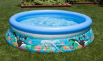 Pileta Inflable Redonda Intex Easy Set Ocean Reef 54904 De 3.66m X 76cm 5621l Multicolor - Imagen 3