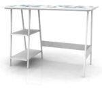 Escritorio Ideal Dibujo Mesa Pc Repisas Con Diseño Premium - Imagen 4