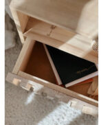 Mesa De Luz Grande De Madera Con Cajonera Diseño Y Calidad - Imagen 4