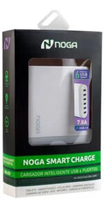 Cargador Control Inteligente Con 6 Puertos Usb Carga Rapida - Imagen 2