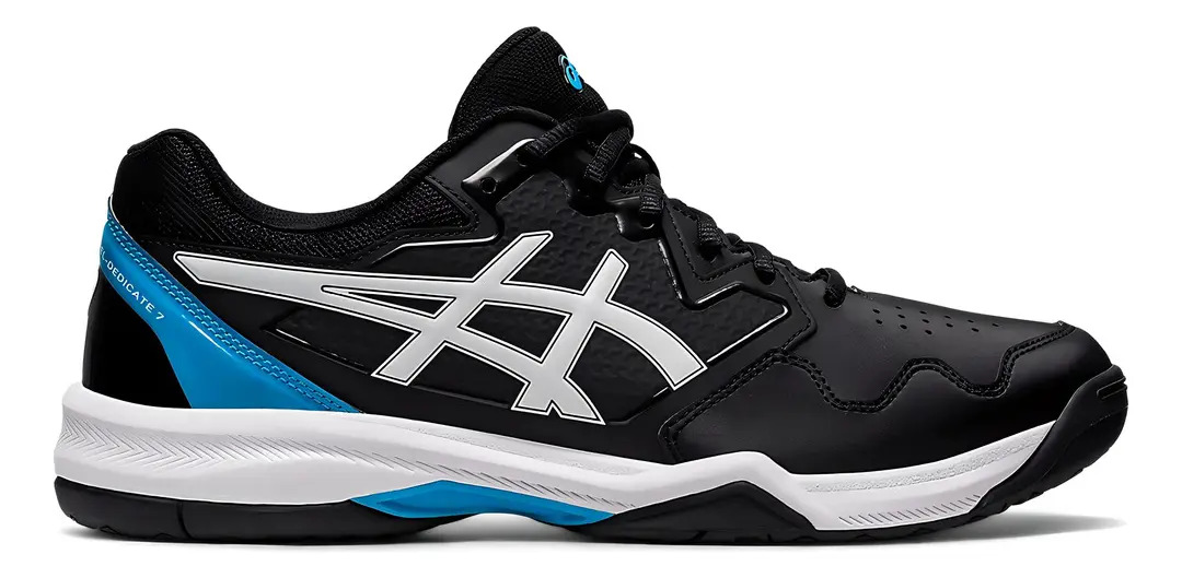 D_NQ_NP_747895-MLA99444926686_112025-F.jpg Asics Gel-dedicate 7 Hombre Adultos Black/island Blue 42.5 Ar - Imagen 1
