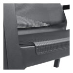 Set Juego Jardin Exterior Impermeable Keter Sillon + Sillas Estructura Negro - Imagen 8