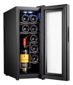 Heladera Cava Conservadora De Vino + Botellas Con Display - Imagen 2
