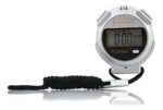 Cronometro Deportivo Portatil Digital Con Alarma Profesional Color Plateado