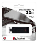 Pendrive Kingston Datatraveler 70 Dt70 Usb-c 32gb 3.2 Gen 1 Negro Type C - Imagen 9