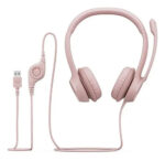 Auricular Logitech Con Cable Usb Microfono Calidad Premium - Imagen 3
