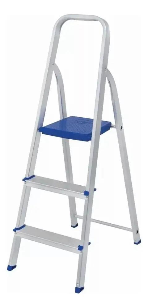 D_NQ_NP_762412-MLA74196626177_012024-F.jpg Escalera 3 Pendaños De Aluminio Resistente Calidad Premium - Imagen 1