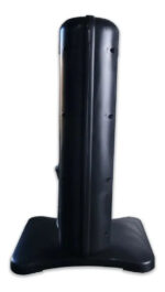 Estufa Electrica Velas 3 Calefactor Eiffel E521 1200 Watts Giratoria Color Negro - Imagen 4