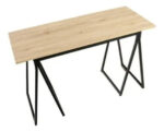 Escritorio Para Oficinas Madera Metal Moderno Industrial - Imagen 4