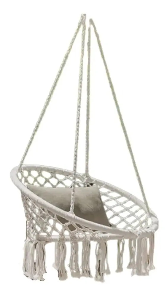 D_NQ_NP_779716-MLA53245567422_012023-F.jpg Hamaca Sillon Colgante Importada Crochet Diseño Relax - Imagen 1