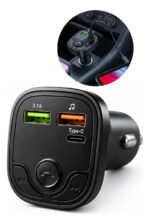 Transmisor Bluetooth Mp3 Musica Auto Display Carga Rapida