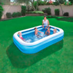 Pileta Inflable Rectangular Bestway Piscina Fast Set De 2.62m X 1.75m X 51cm 778l Azul Y Blanca Caja Azul/blanco - Imagen 10