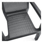 Set Juego Jardin Exterior Impermeable Keter Sillon + Sillas Estructura Negro - Imagen 9