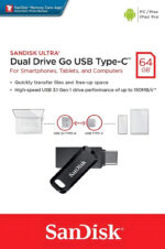 Sandisk Pendrive Ultra Dual Drive Go 64gb 3.1 Gen 1 Negro Liso - Imagen 4