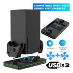 Base Para Consola + Cargador Doble + Hub X 4 Para Ps4 Ramos - Imagen 7