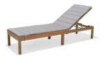 Reposera De Madera Almohadon Reclinable Con Diseño Reforzado - Imagen 3