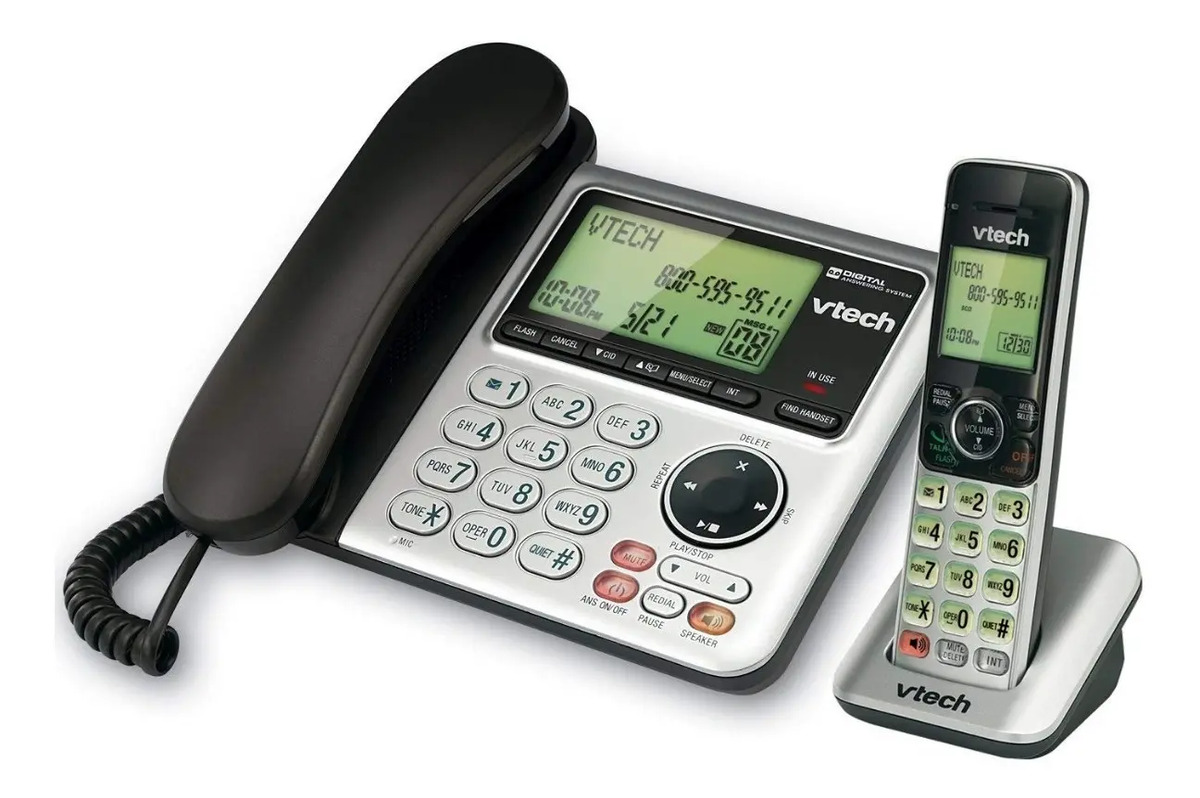 D_NQ_NP_810001-MLA31052234446_062019-F.jpg Telefono Inalambrico Vtech Doble Contestador Ultimo Modelo Importado - Imagen 1