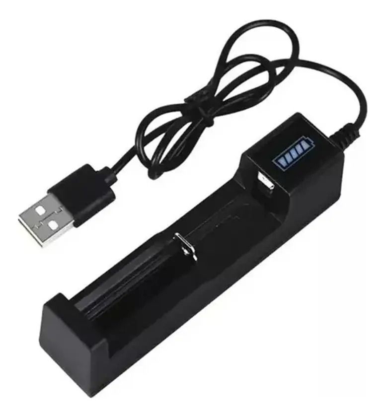 D_NQ_NP_811370-MLA73877192379_012024-F.jpg Cargador De Pilas Recargables Usb Baterias 18650 C Indicador - Imagen 1