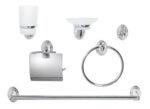 Set Accesorios De Baño Metalico Resistente Calidad Premium
